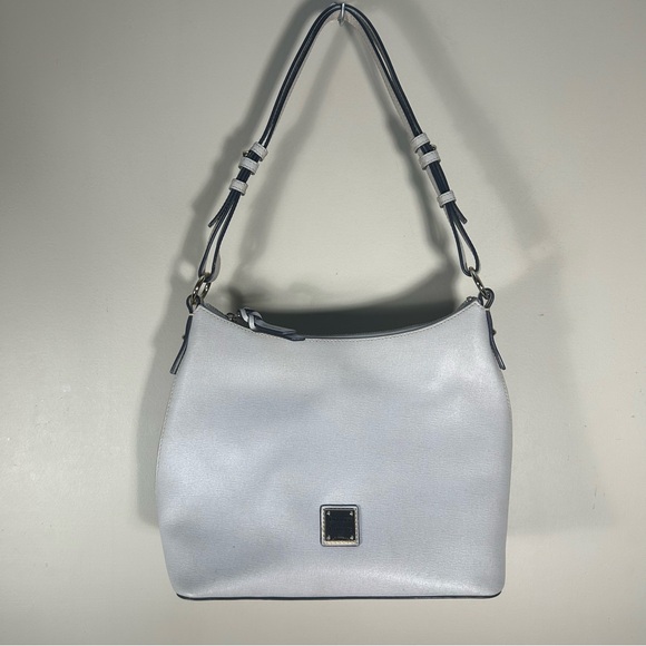 Dooney and Bourke Saffiano Leather Cream Color Hobo Shoulder Bag